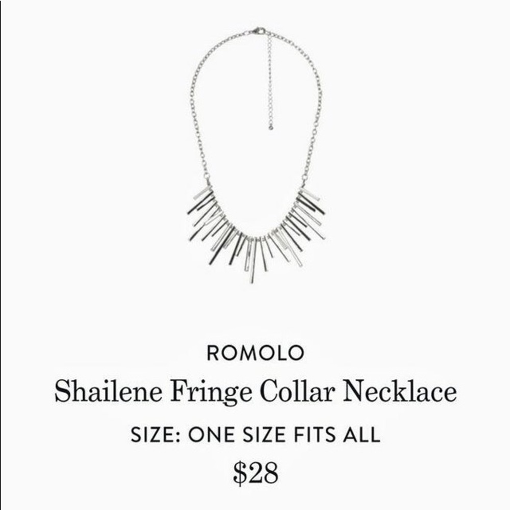 Stitch fix Romolo shailene fringe  collar necklace